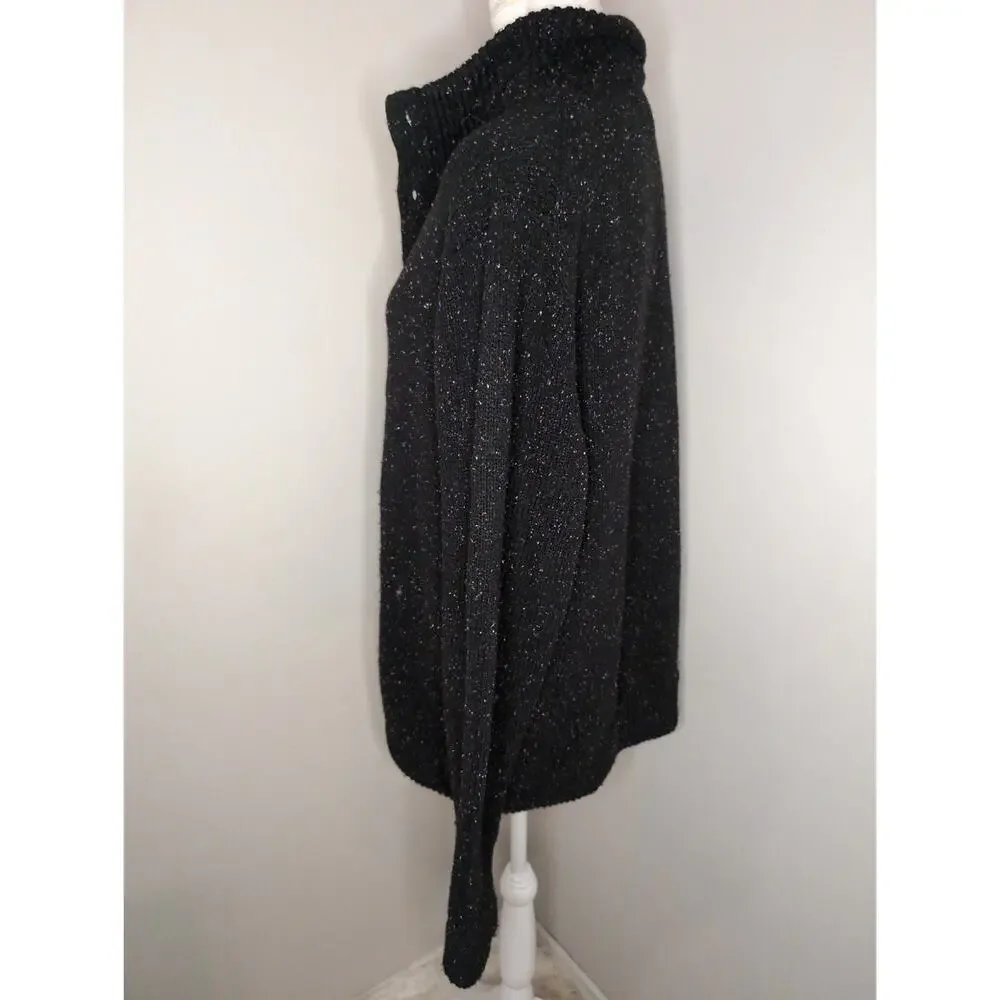 Patagonia Mock Neck Button Pullover Sweater L Cozy Knit
